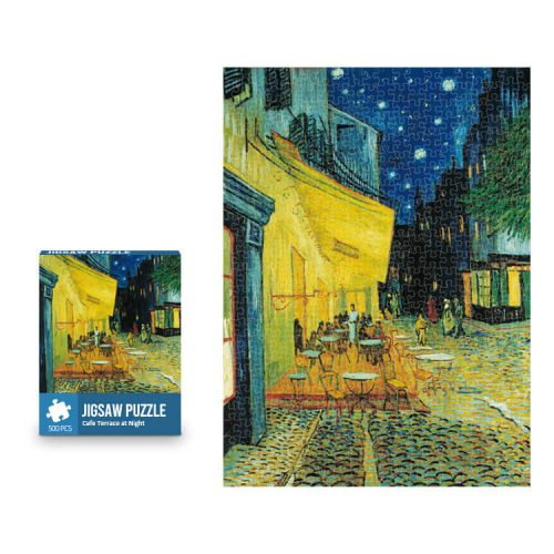 Cafe Terrace at Night Jigsaw Puzzle