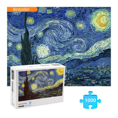 Jigsaw Puzzle Oil Painting The Starry Night by Van Gogh